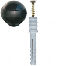 Στοπ Πόρτας Μαύρο με βίδα και Ούπα (Συσκ. 1τεμ) BODB-08060CZ